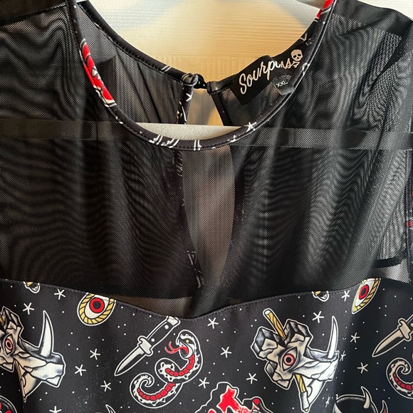 Sourpuss MaryLu Friday the 13th Dress XXL - Picture 2 of 4